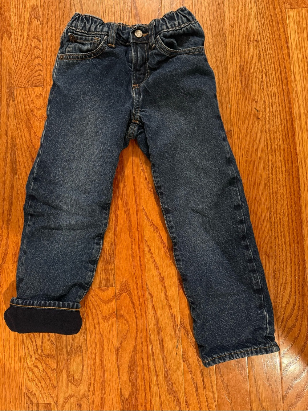 Gap Boys Dark Wash Lined Denim Jeans